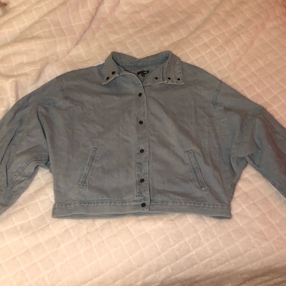 Oversized Blue Denim Jacket New With Tags ❄️🎁 - Picture 1 of 5